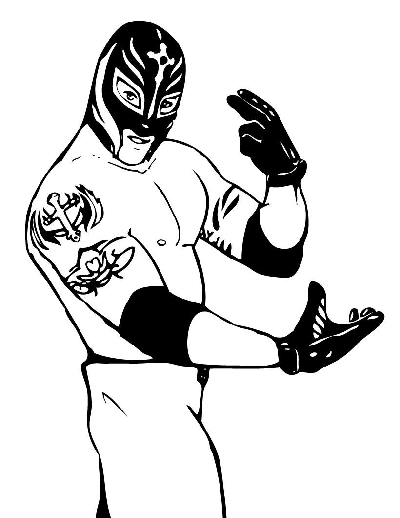 120+ WWE Coloring Pages for Wrestling Fans 18