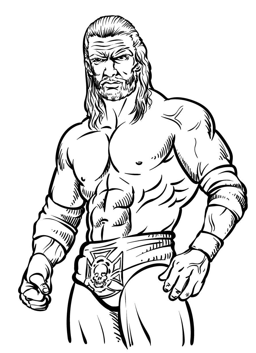 120+ WWE Coloring Pages for Wrestling Fans 2