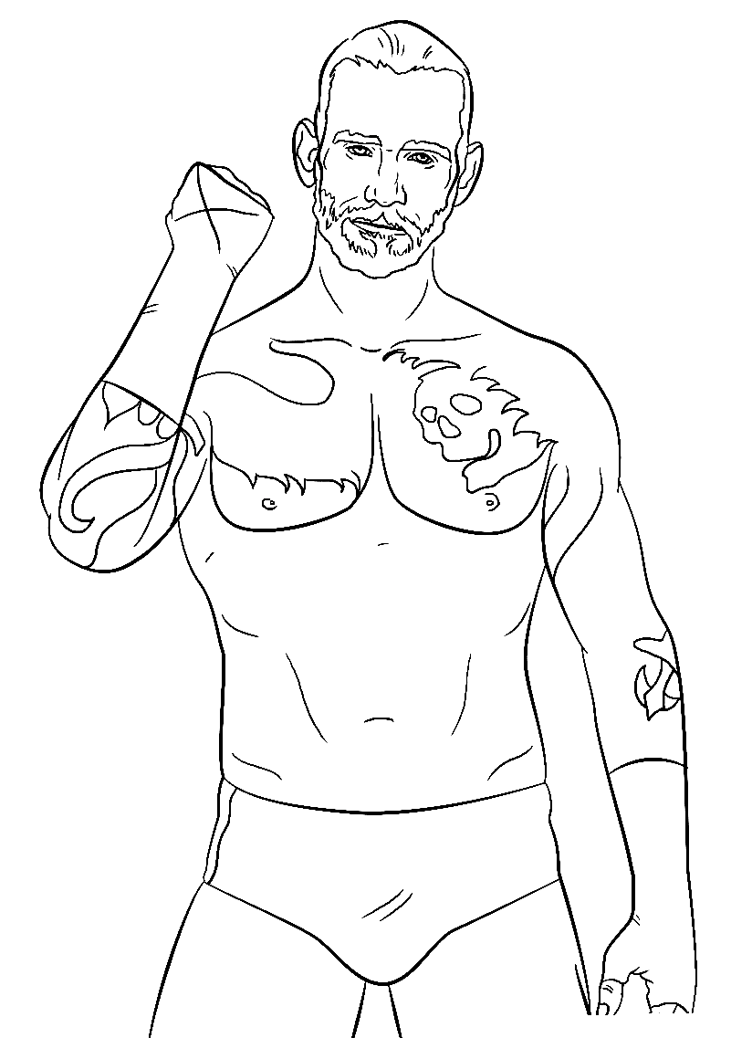 120+ WWE Coloring Pages for Wrestling Fans 21