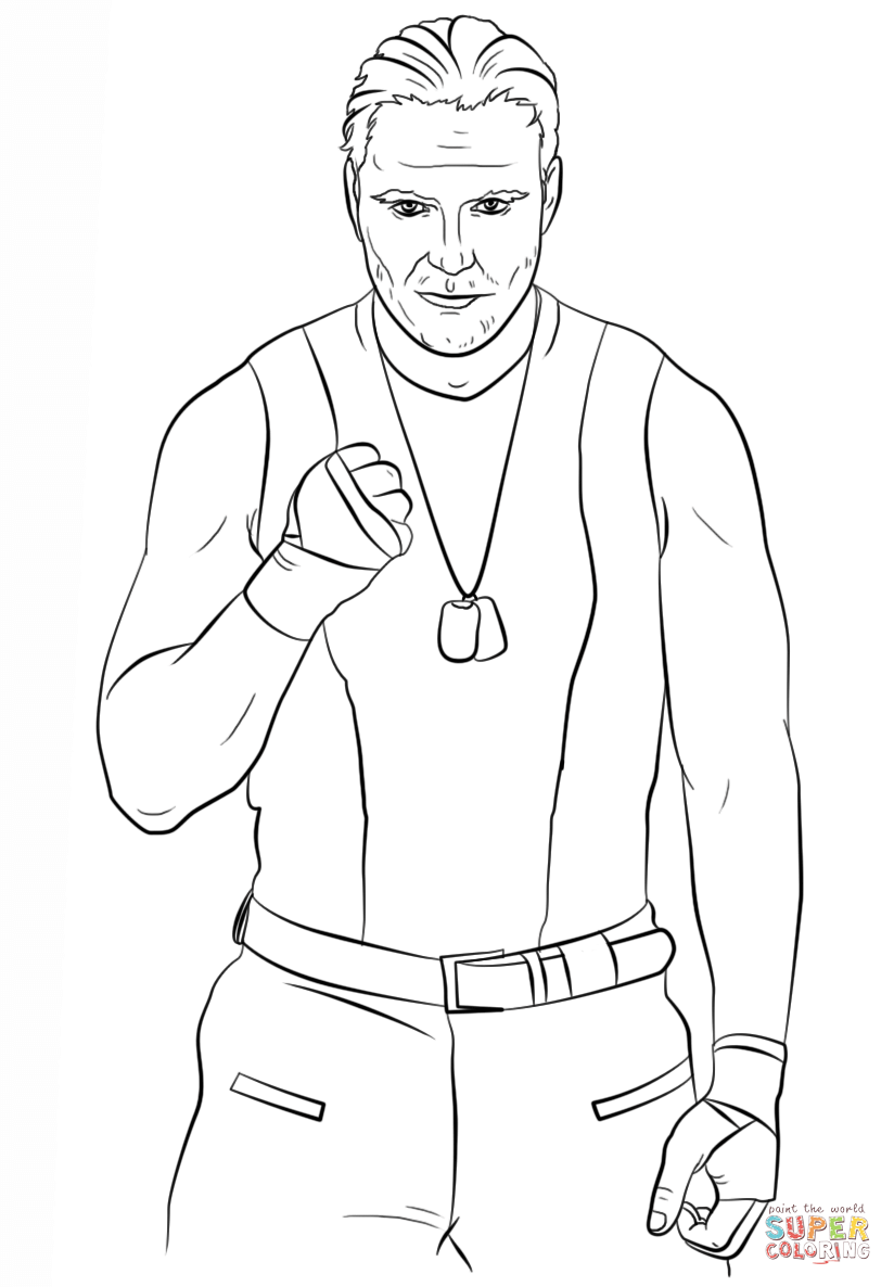 120+ WWE Coloring Pages for Wrestling Fans 25