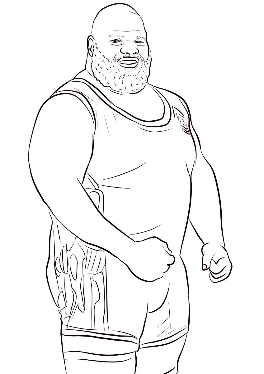 120+ WWE Coloring Pages for Wrestling Fans 27