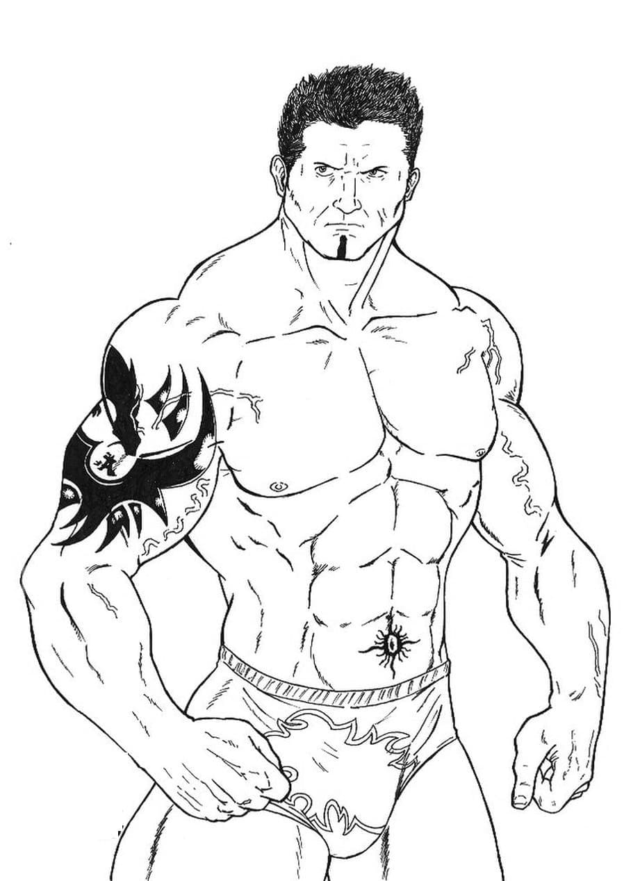 120+ WWE Coloring Pages for Wrestling Fans 29