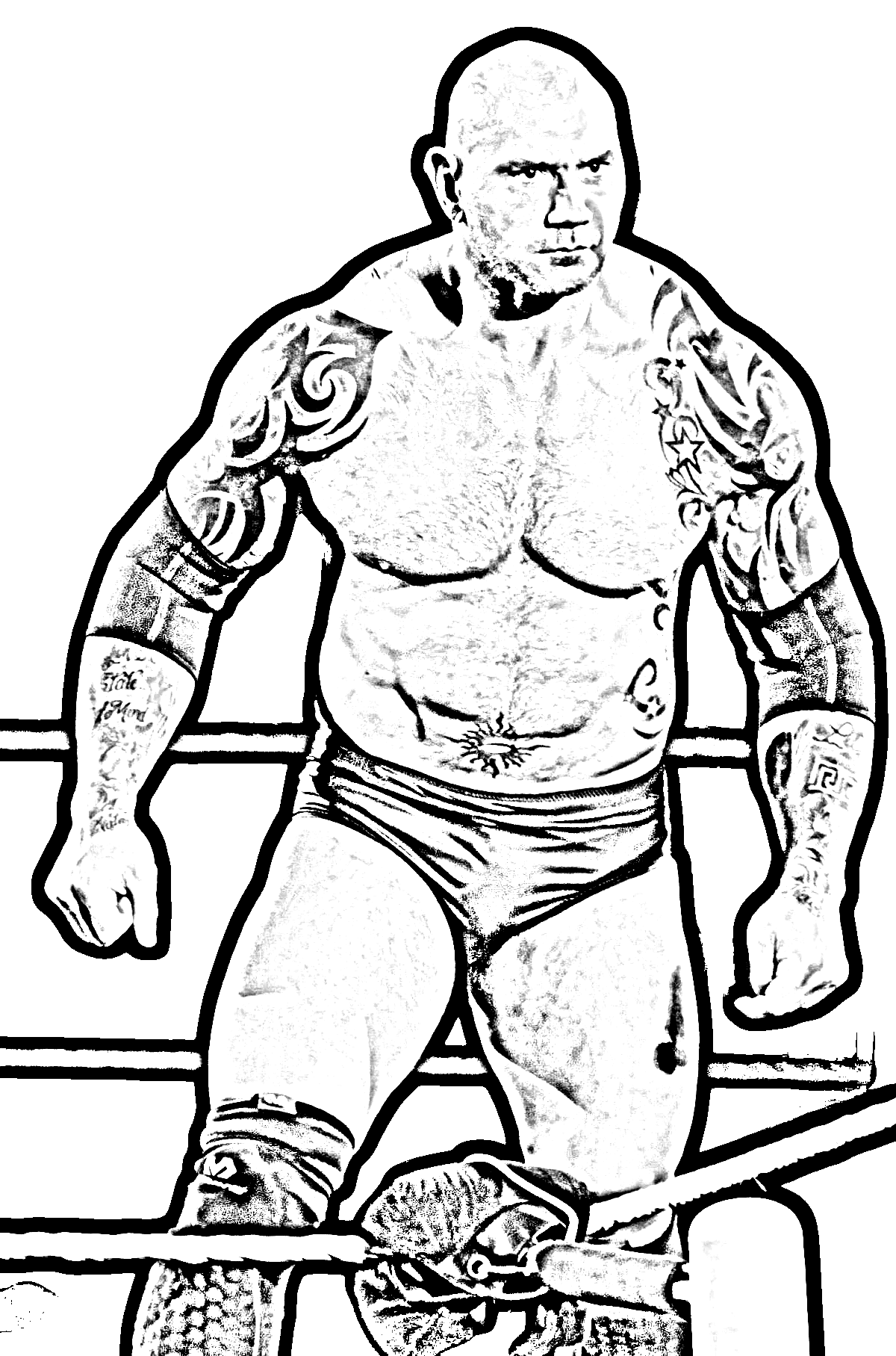 120+ WWE Coloring Pages for Wrestling Fans 31