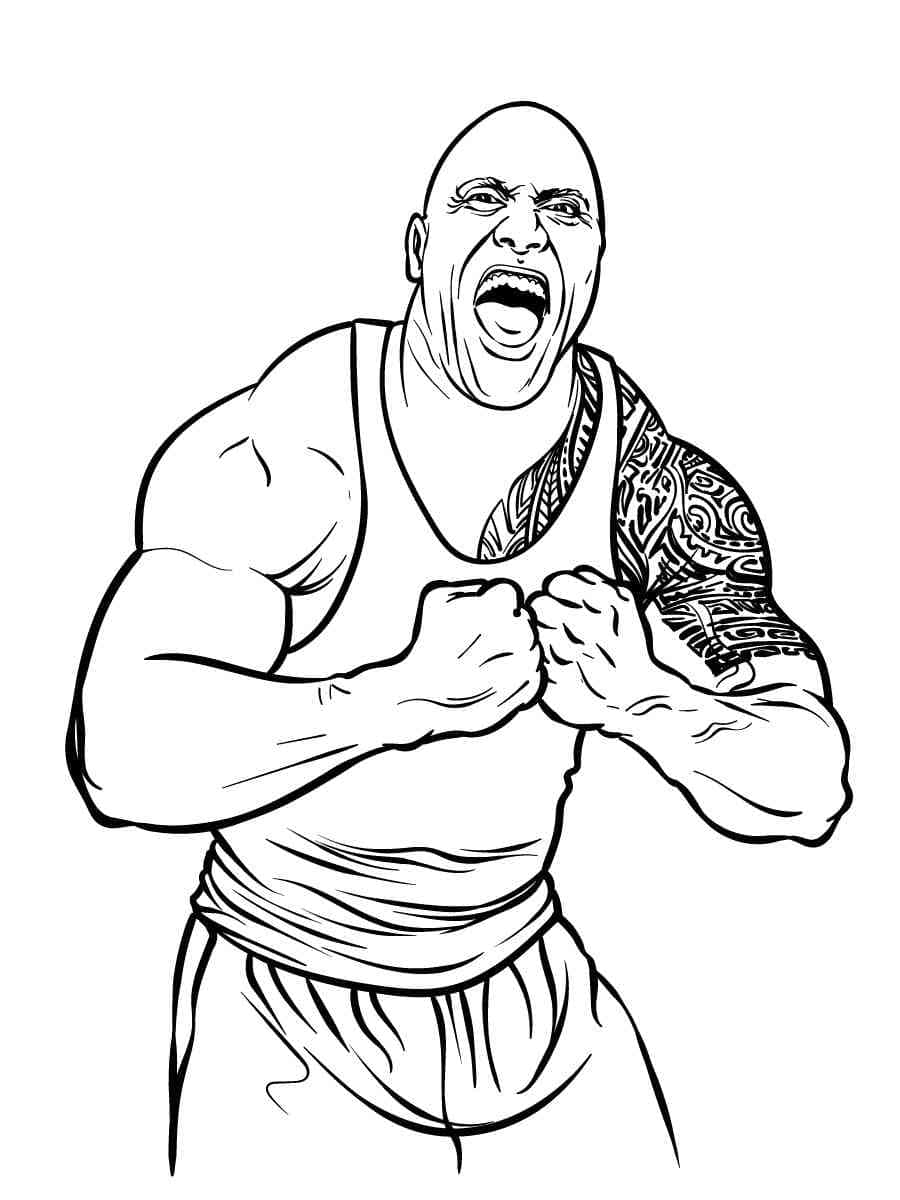 120+ WWE Coloring Pages for Wrestling Fans 33