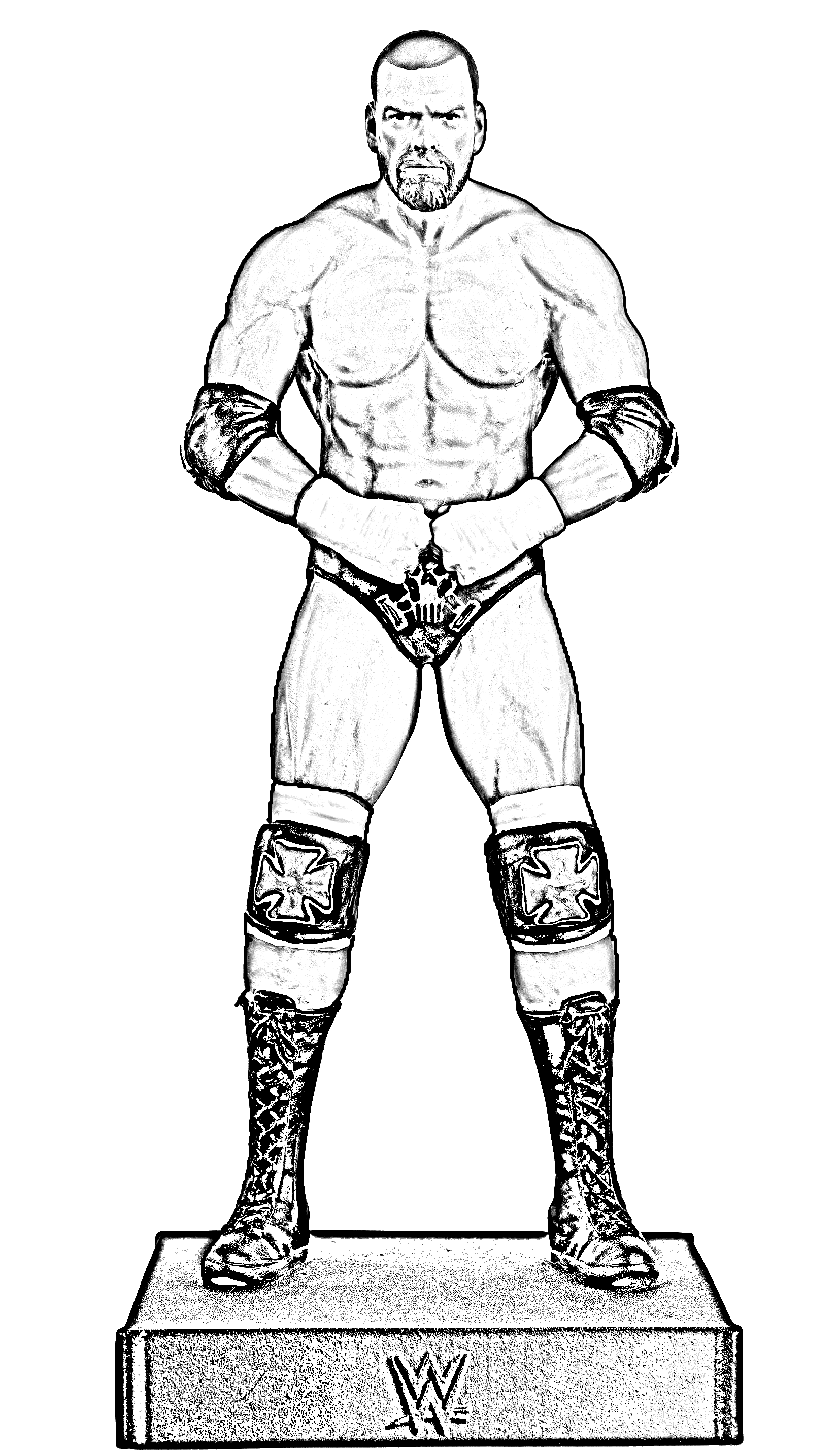 120+ WWE Coloring Pages for Wrestling Fans 34