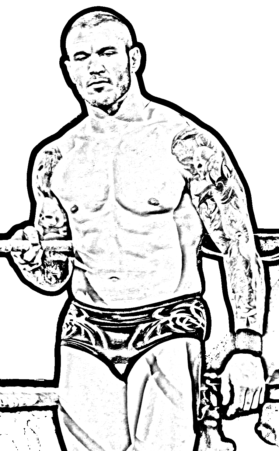 120+ WWE Coloring Pages for Wrestling Fans 38