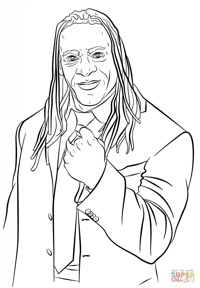 120+ WWE Coloring Pages for Wrestling Fans 39