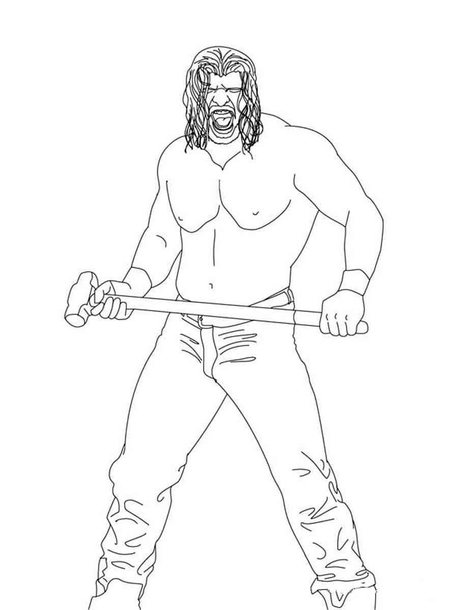 120+ WWE Coloring Pages for Wrestling Fans 53