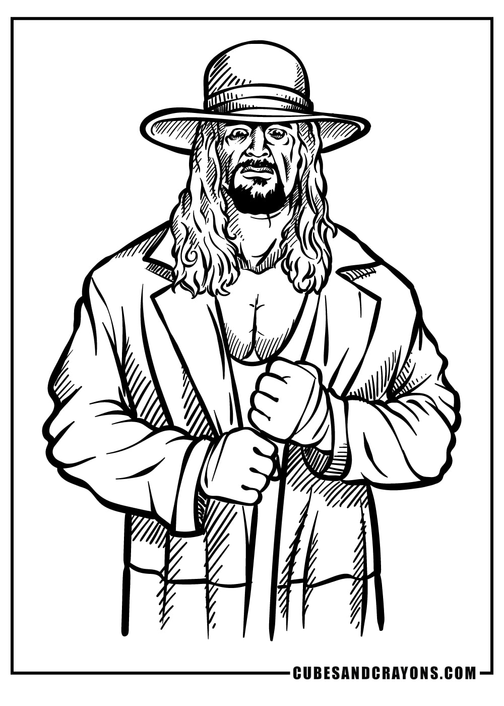 120+ WWE Coloring Pages for Wrestling Fans 6