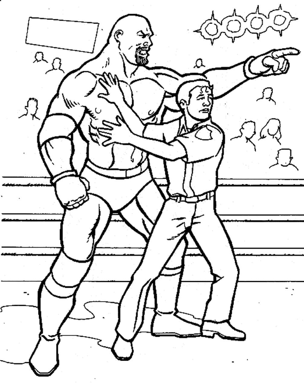 120+ WWE Coloring Pages for Wrestling Fans 7