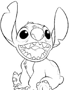 129+ Stitch Coloring Pages Printable 10