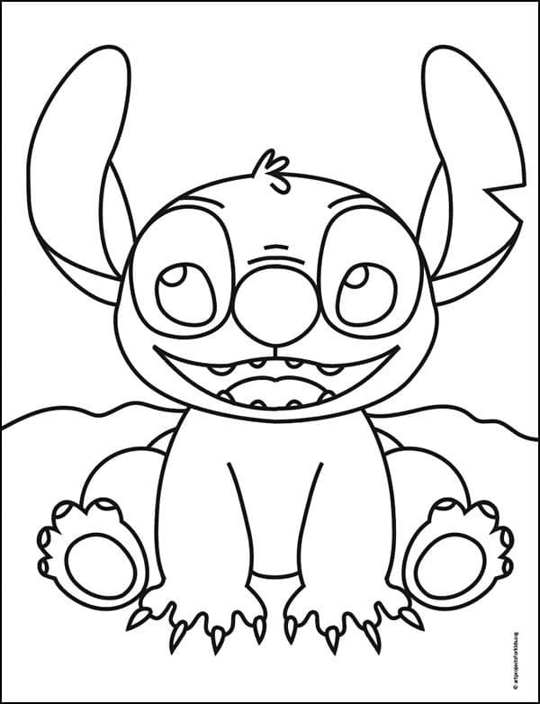 129+ Stitch Coloring Pages Printable 101