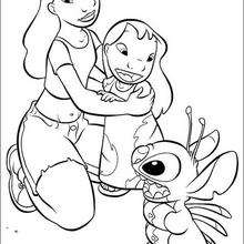 129+ Stitch Coloring Pages Printable 109