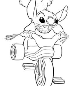 129+ Stitch Coloring Pages Printable 110