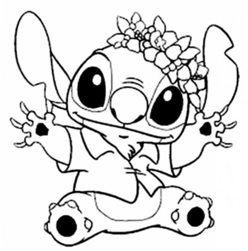 129+ Stitch Coloring Pages Printable 111