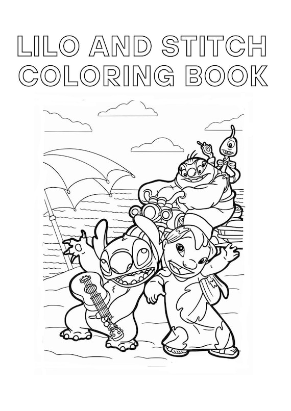 129+ Stitch Coloring Pages Printable 113