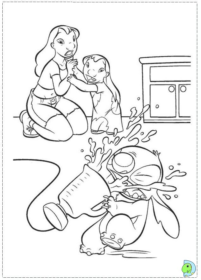 129+ Stitch Coloring Pages Printable 115