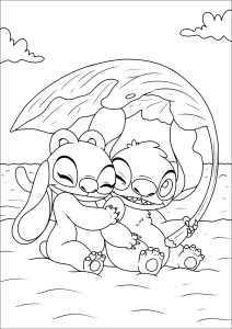 129+ Stitch Coloring Pages Printable 121