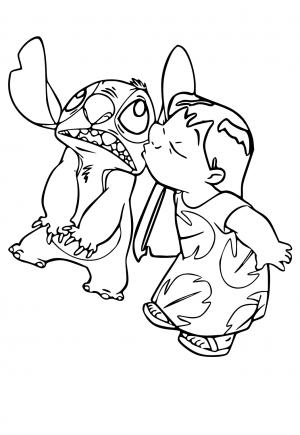 129+ Stitch Coloring Pages Printable 15