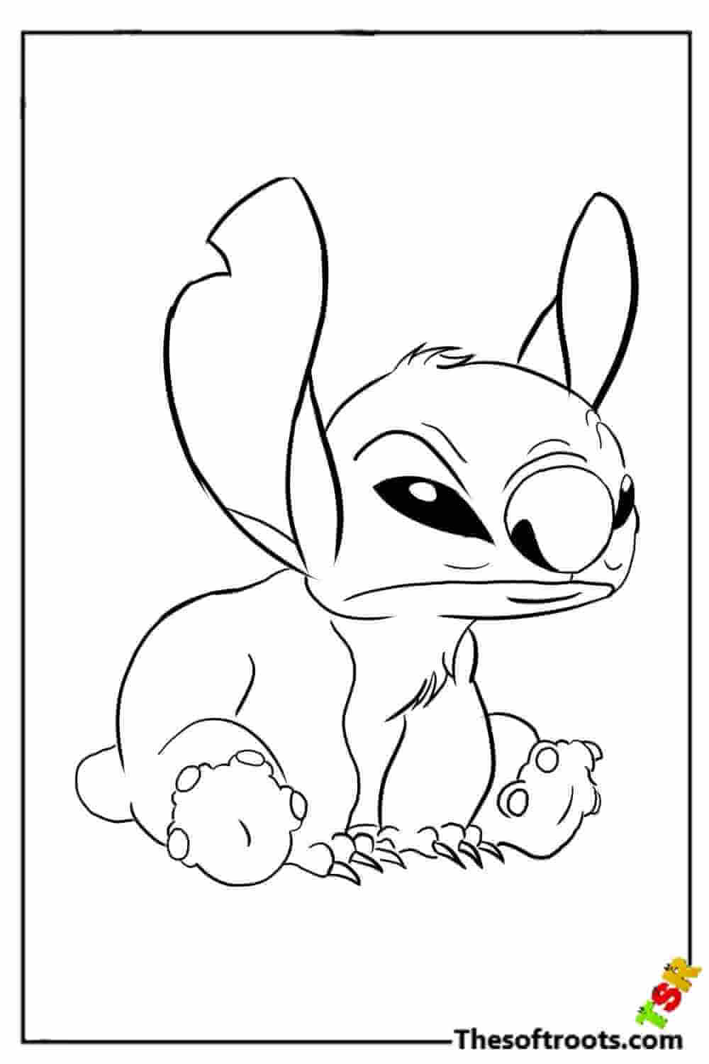 129+ Stitch Coloring Pages Printable 29