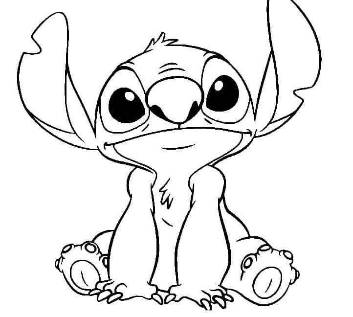 129+ Stitch Coloring Pages Printable 37