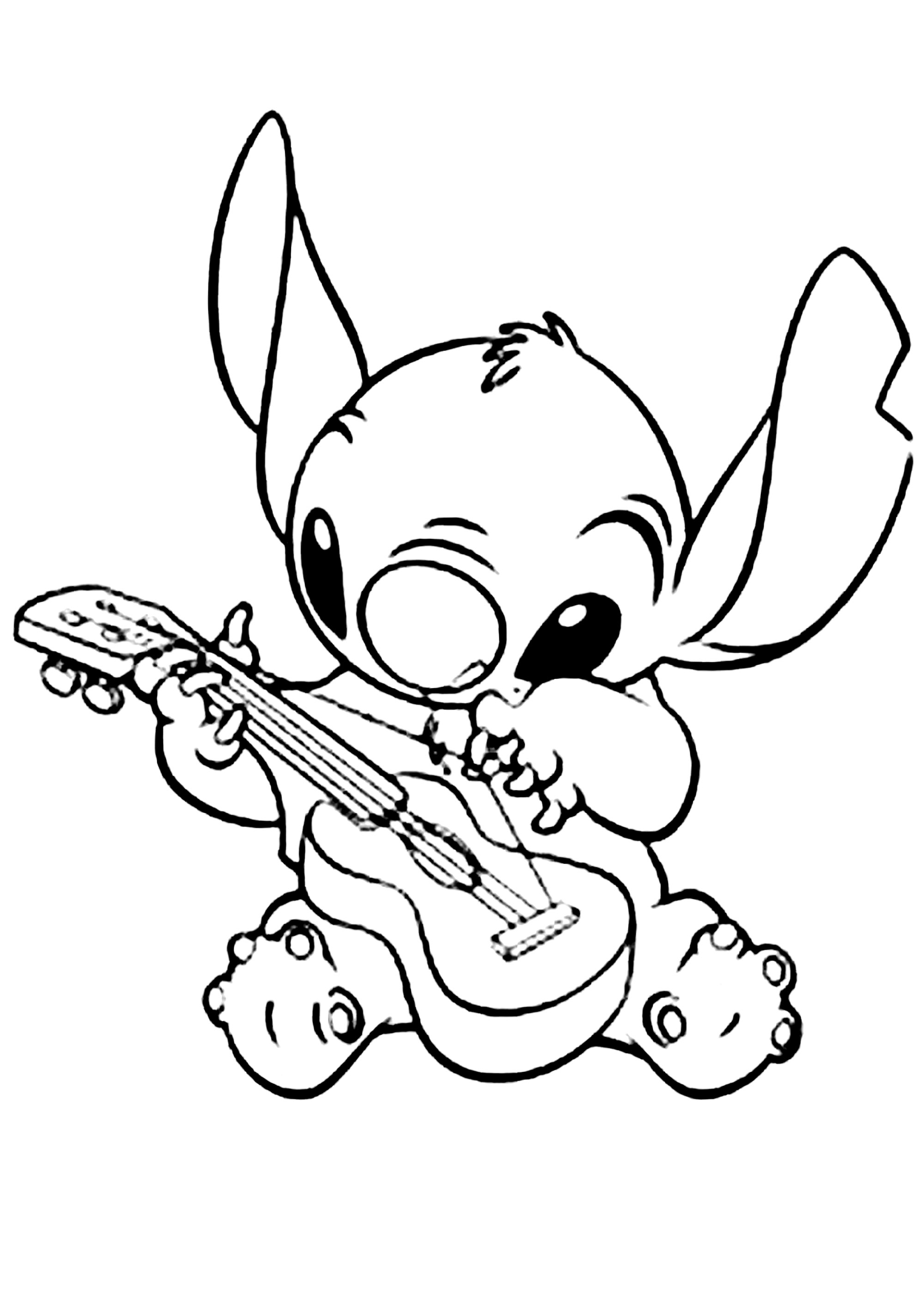 129+ Stitch Coloring Pages Printable 38