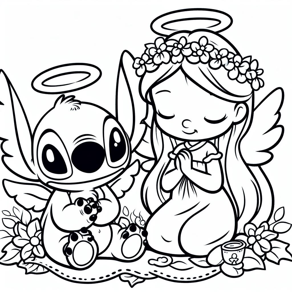 129+ Stitch Coloring Pages Printable 51