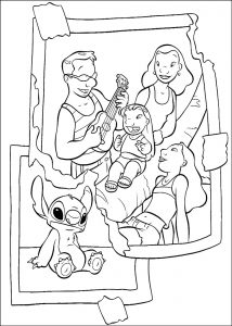 129+ Stitch Coloring Pages Printable 77