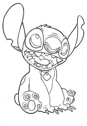 129+ Stitch Coloring Pages Printable 78