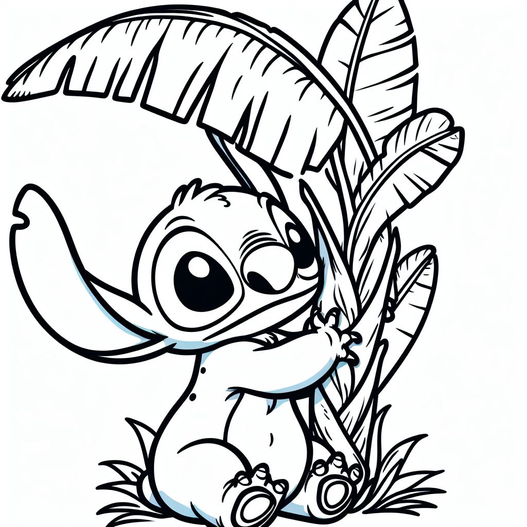 129+ Stitch Coloring Pages Printable 81