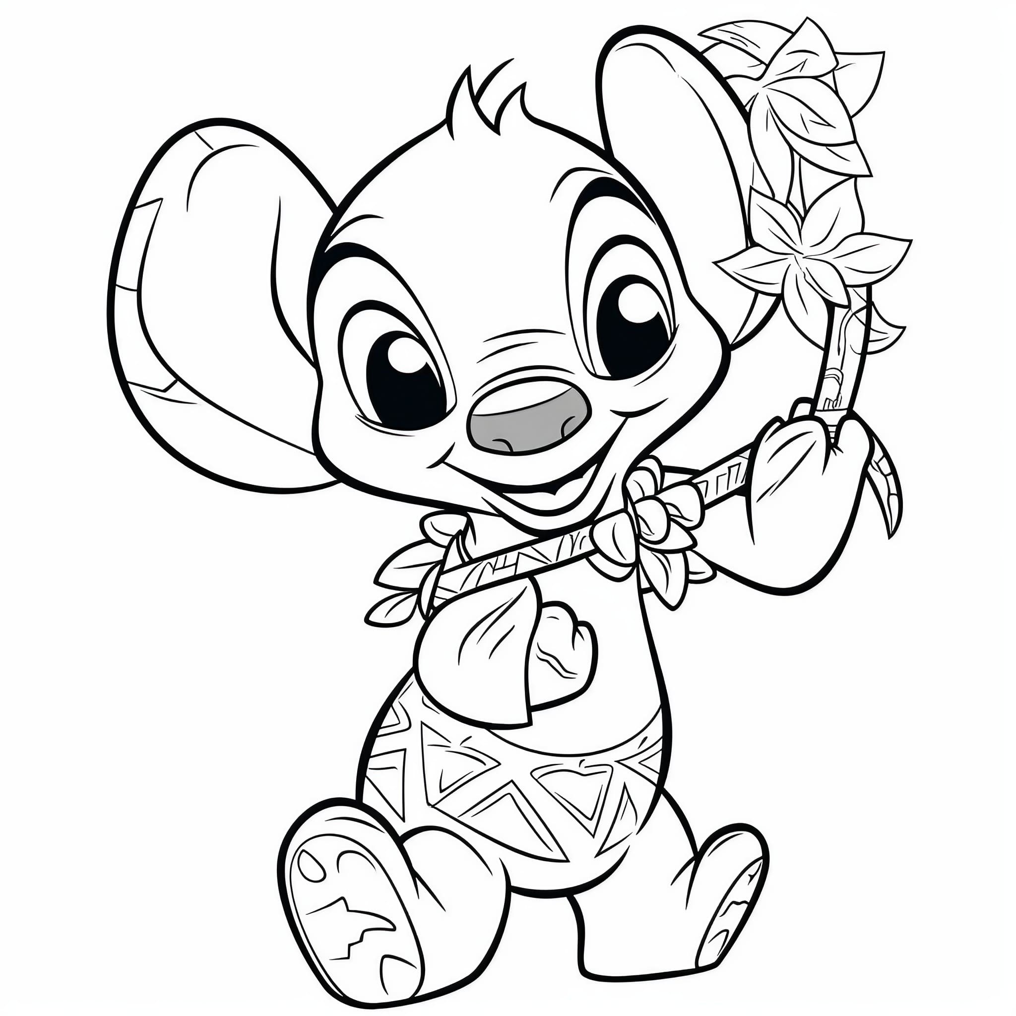 129+ Stitch Coloring Pages Printable 82