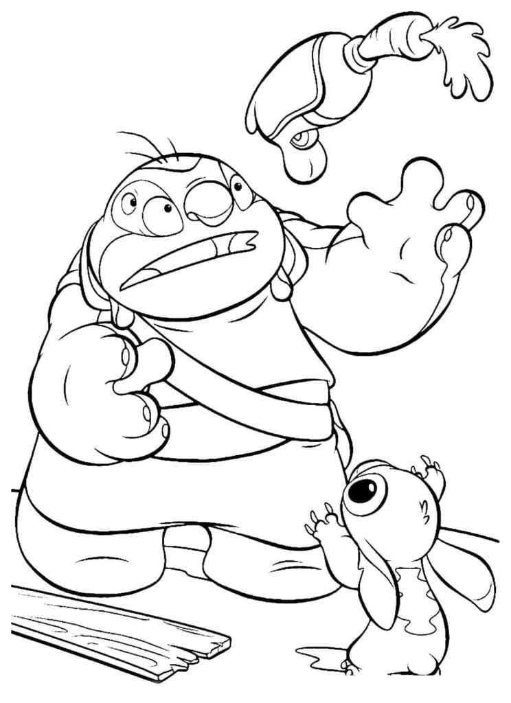 129+ Stitch Coloring Pages Printable 86