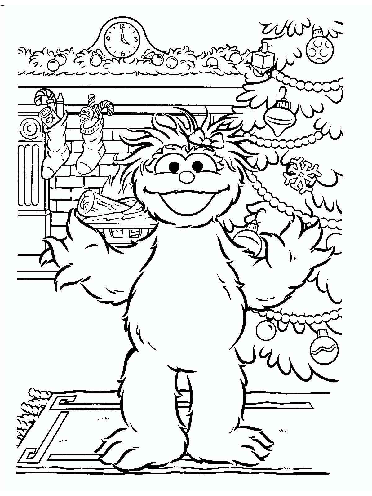 130 Elmo Coloring Page Ideas: Fun with the Furry Red Monster 104