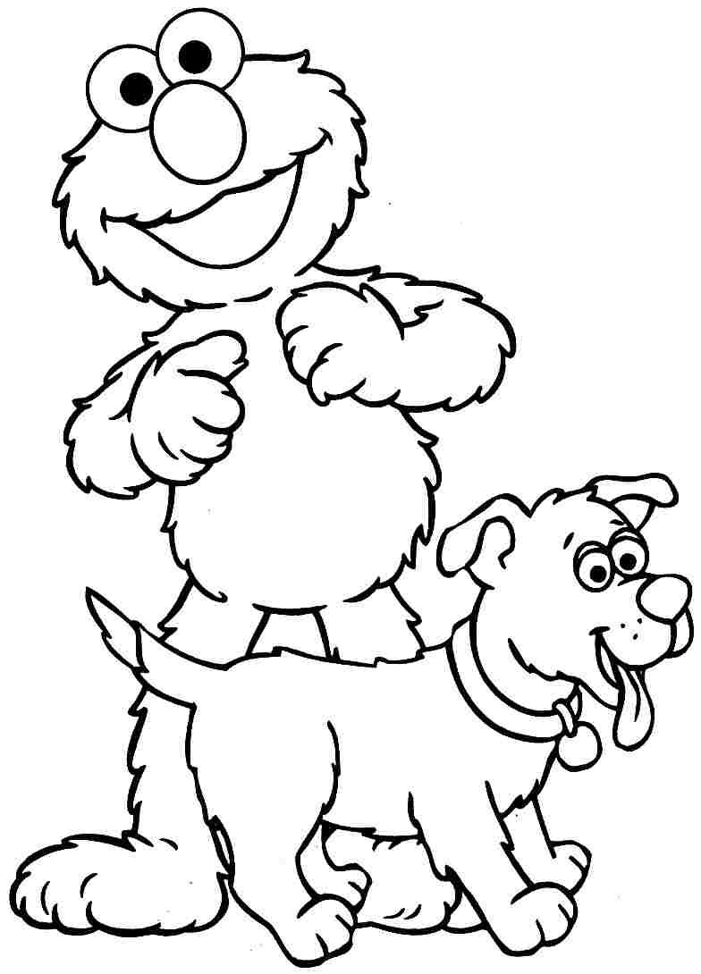 130 Elmo Coloring Page Ideas: Fun with the Furry Red Monster 12