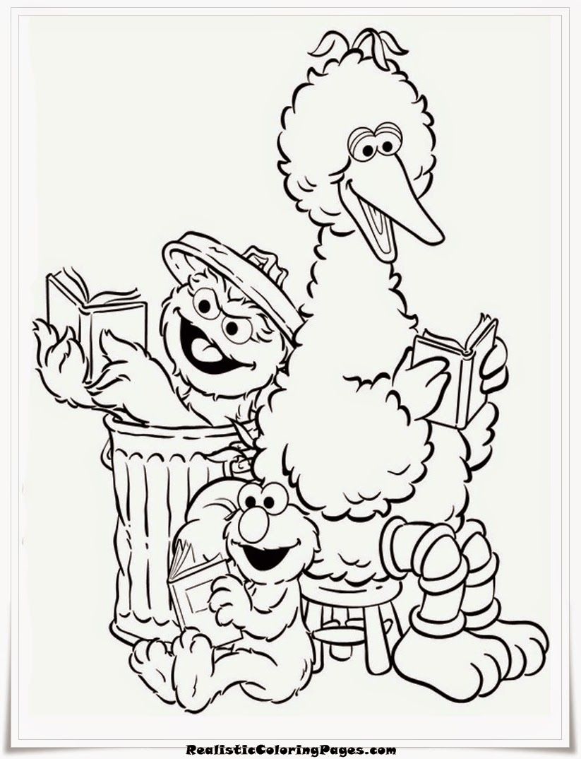 130 Elmo Coloring Page Ideas: Fun with the Furry Red Monster 20