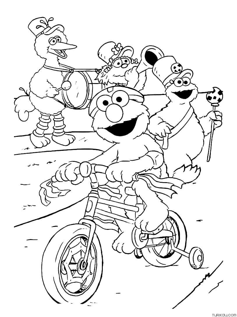 130 Elmo Coloring Page Ideas: Fun with the Furry Red Monster 22