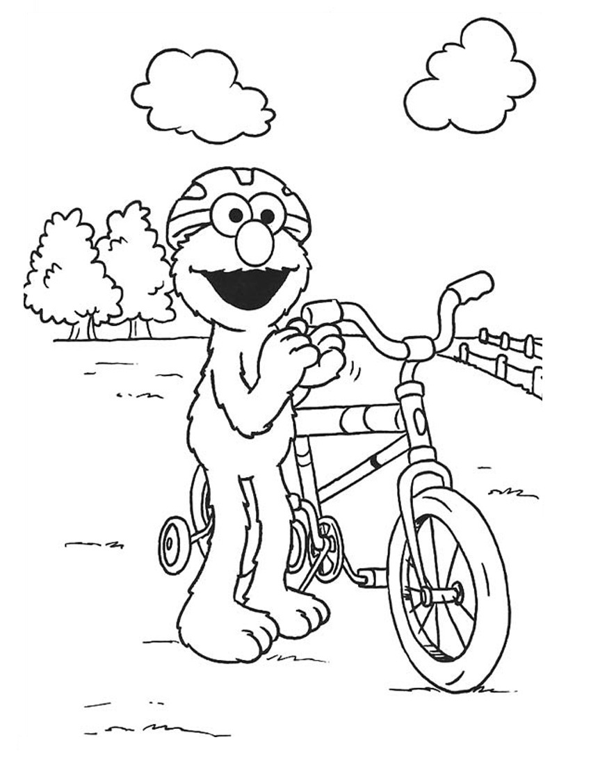 130 Elmo Coloring Page Ideas: Fun with the Furry Red Monster 32