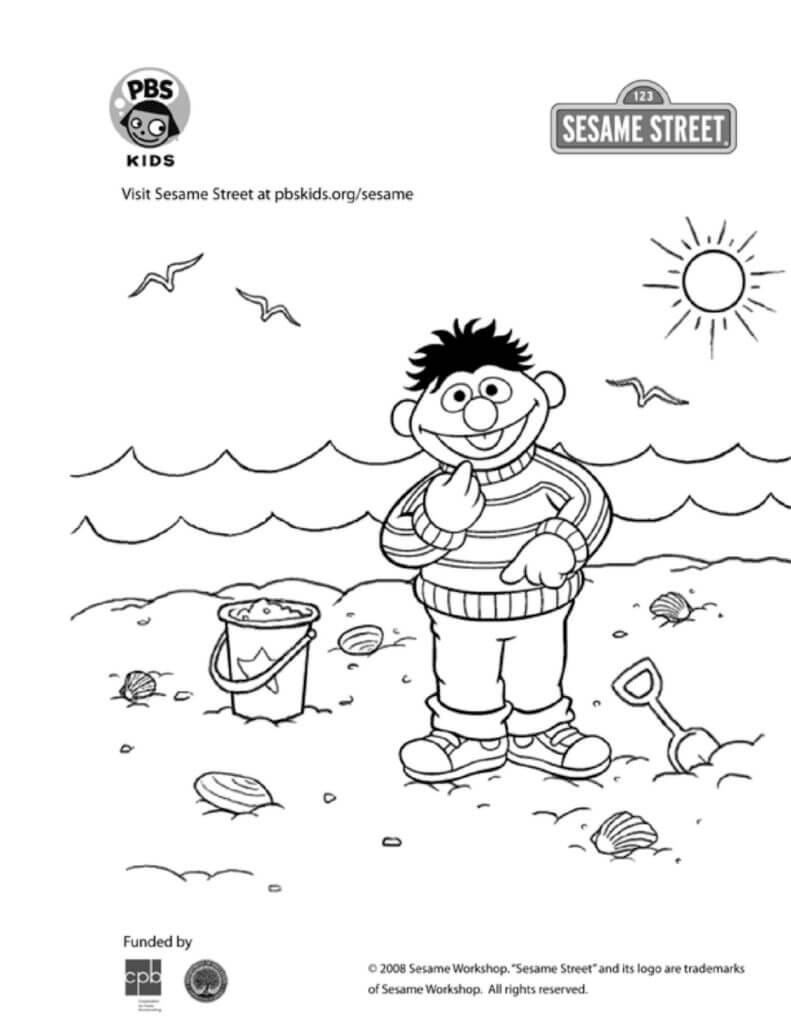 130 Elmo Coloring Page Ideas: Fun with the Furry Red Monster 4