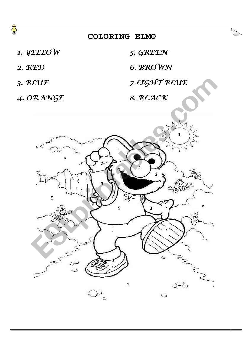 130 Elmo Coloring Page Ideas: Fun with the Furry Red Monster 40