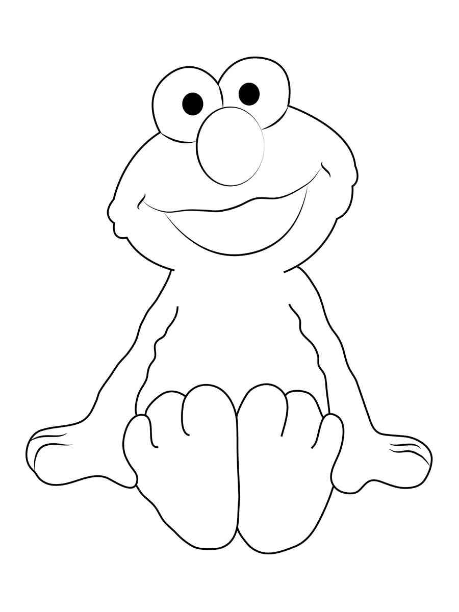 130 Elmo Coloring Page Ideas: Fun with the Furry Red Monster 48