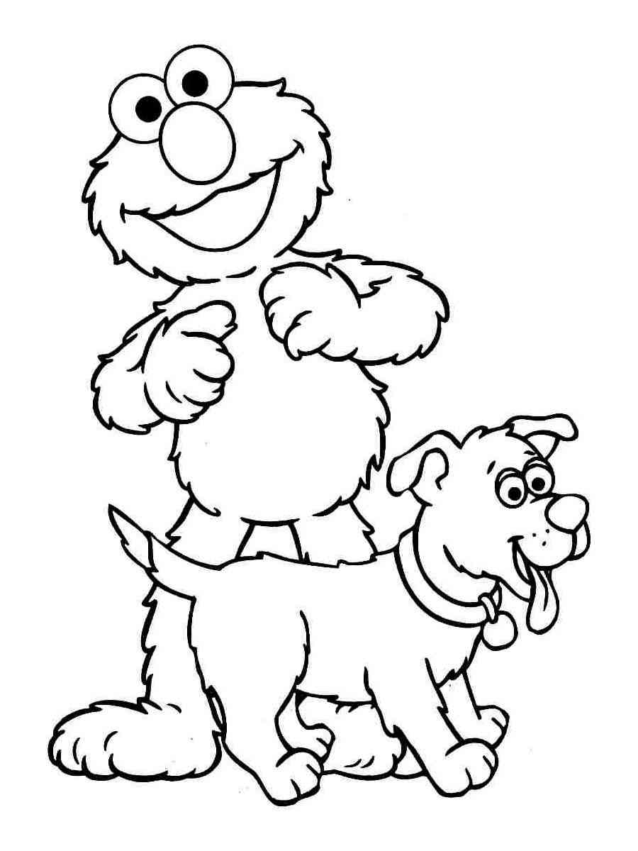 130 Elmo Coloring Page Ideas: Fun with the Furry Red Monster 53