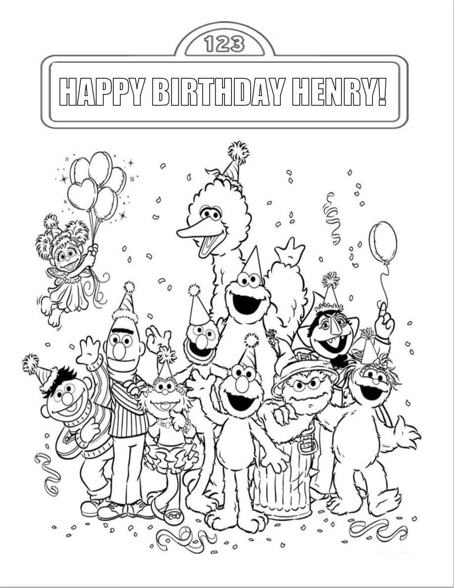 130 Elmo Coloring Page Ideas: Fun with the Furry Red Monster 54