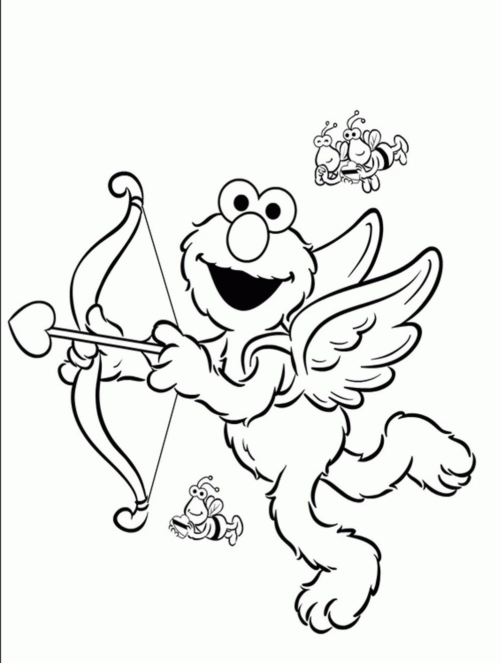 130 Elmo Coloring Page Ideas: Fun with the Furry Red Monster 62