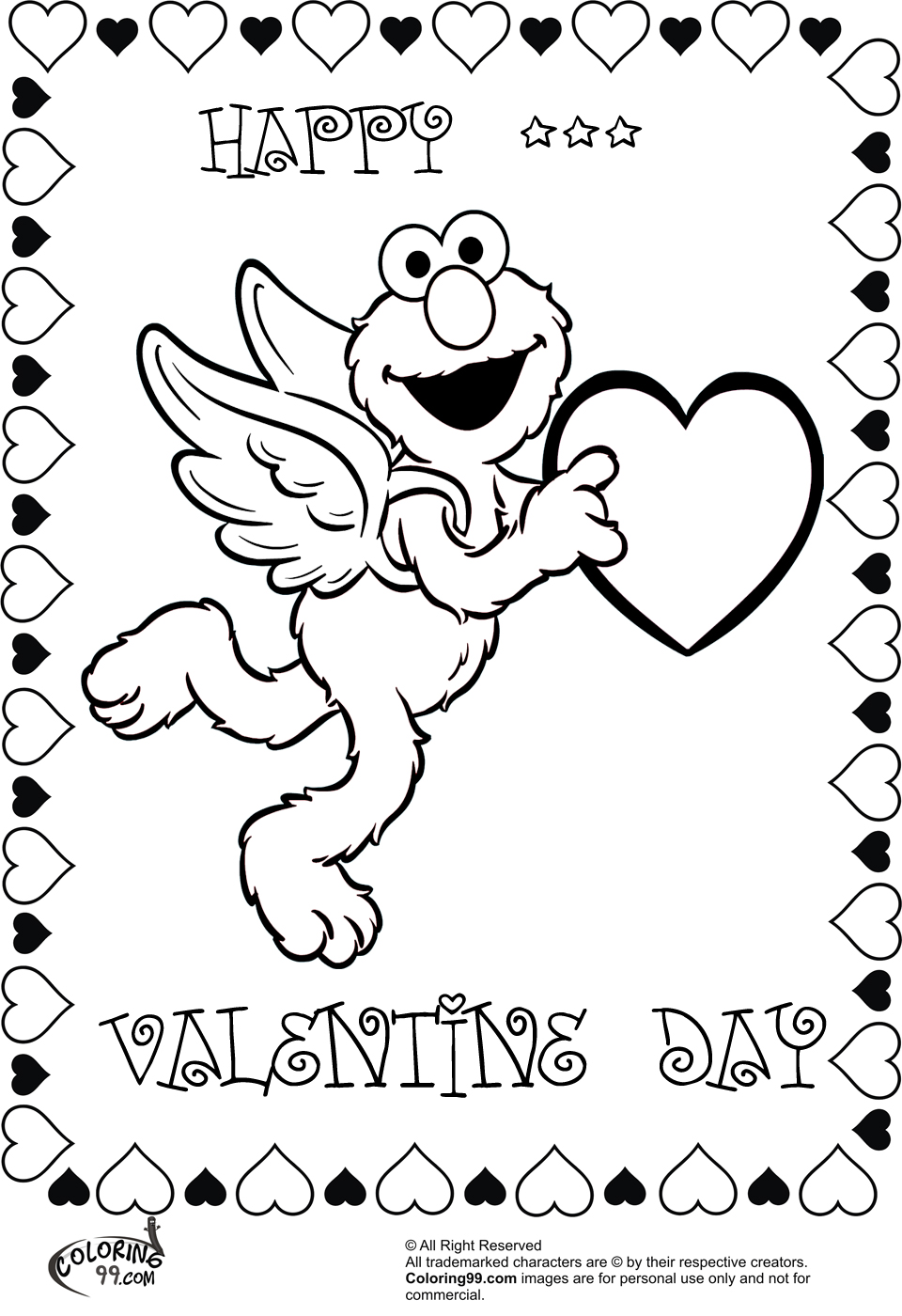 130 Elmo Coloring Page Ideas: Fun with the Furry Red Monster 66