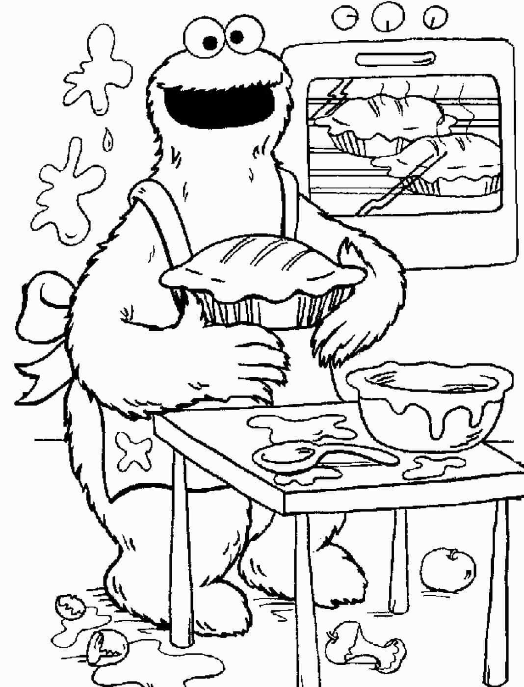 130 Elmo Coloring Page Ideas: Fun with the Furry Red Monster 83