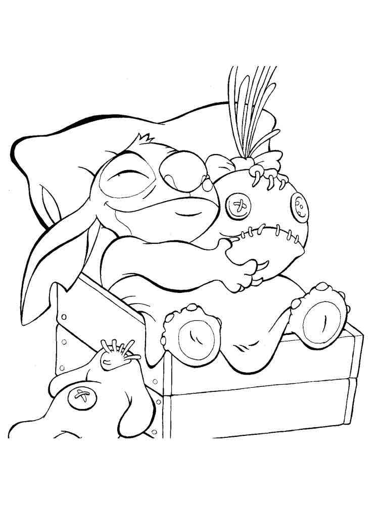 130 Stitch And Angel Coloring Pages FREE Printable 124