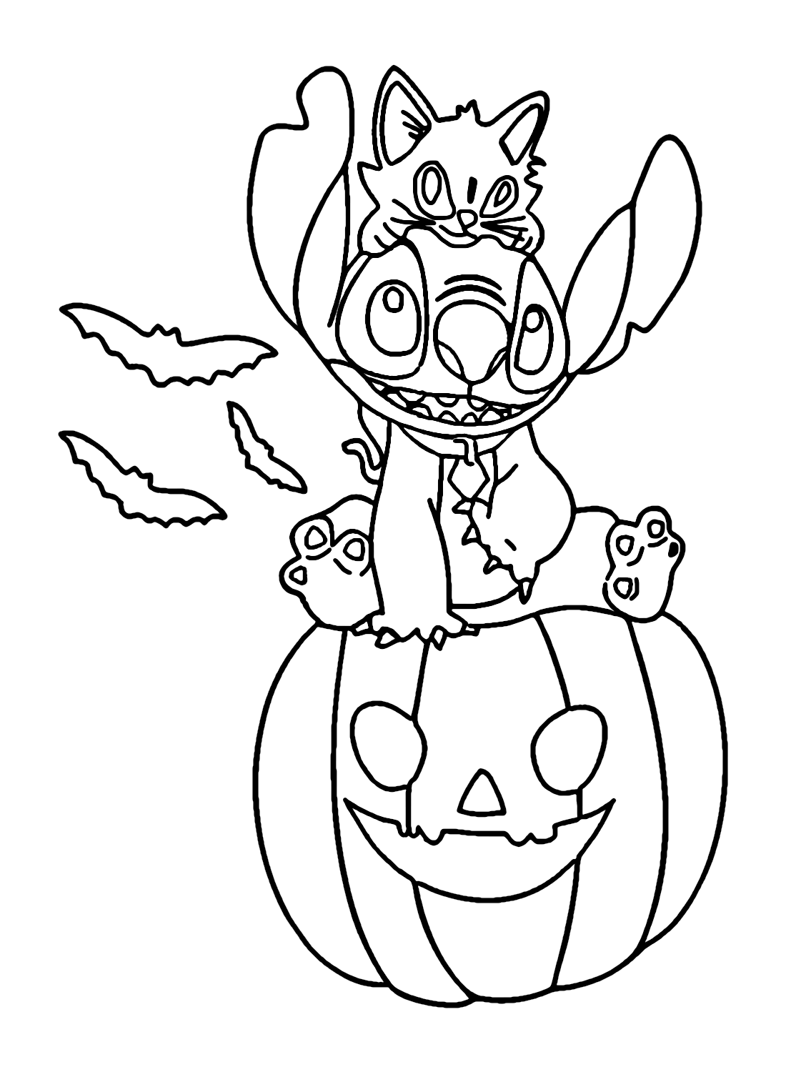 130 Stitch And Angel Coloring Pages FREE Printable 125