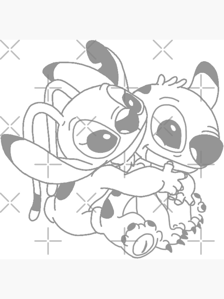 130 Stitch And Angel Coloring Pages FREE Printable 14