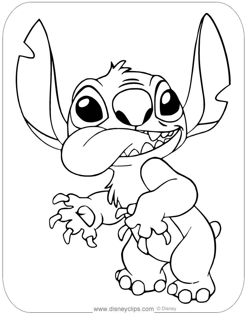 130 Stitch And Angel Coloring Pages FREE Printable 16