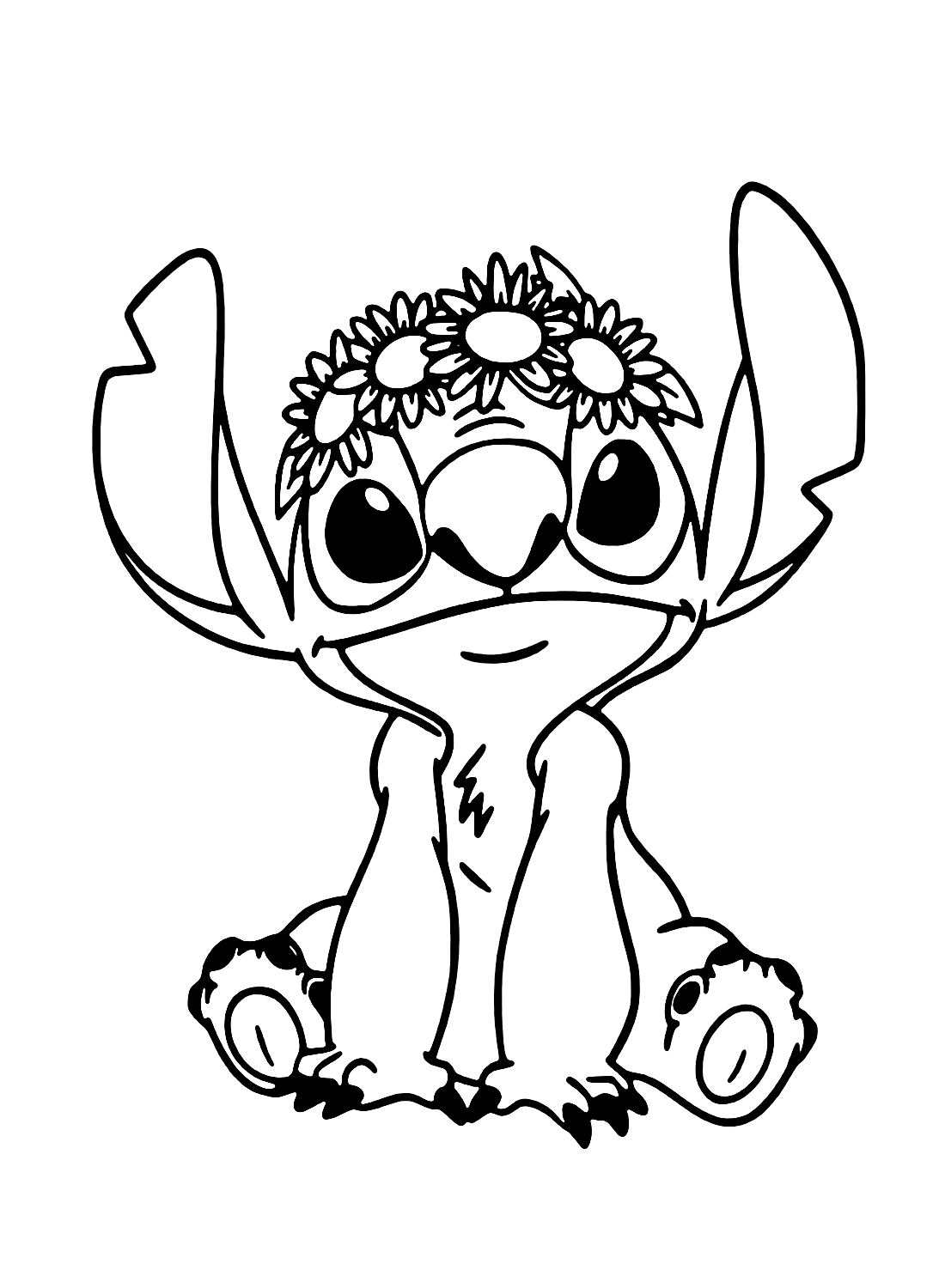 130 Stitch And Angel Coloring Pages FREE Printable 22